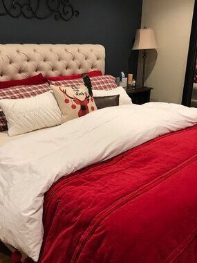 Red Velvet Christmas Quilt set by Bee & Willow Home - KING